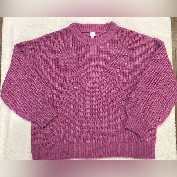 NWT Light Purple Cable Knit Sweater Women’s 2XL Very Soft NEW - Picture 2 of 9
